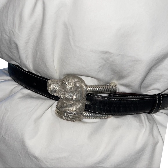 Large Labrador Barry Kieselstein-Cord Belt Sterling Silver Numbered Vintage 1989 - Picture 10 of 15